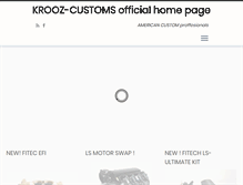 Tablet Screenshot of krooz-int.com